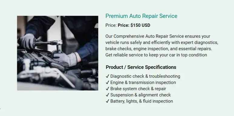 premium auto repair service