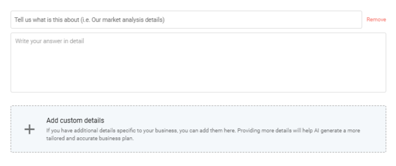 Upmetrics add customer details